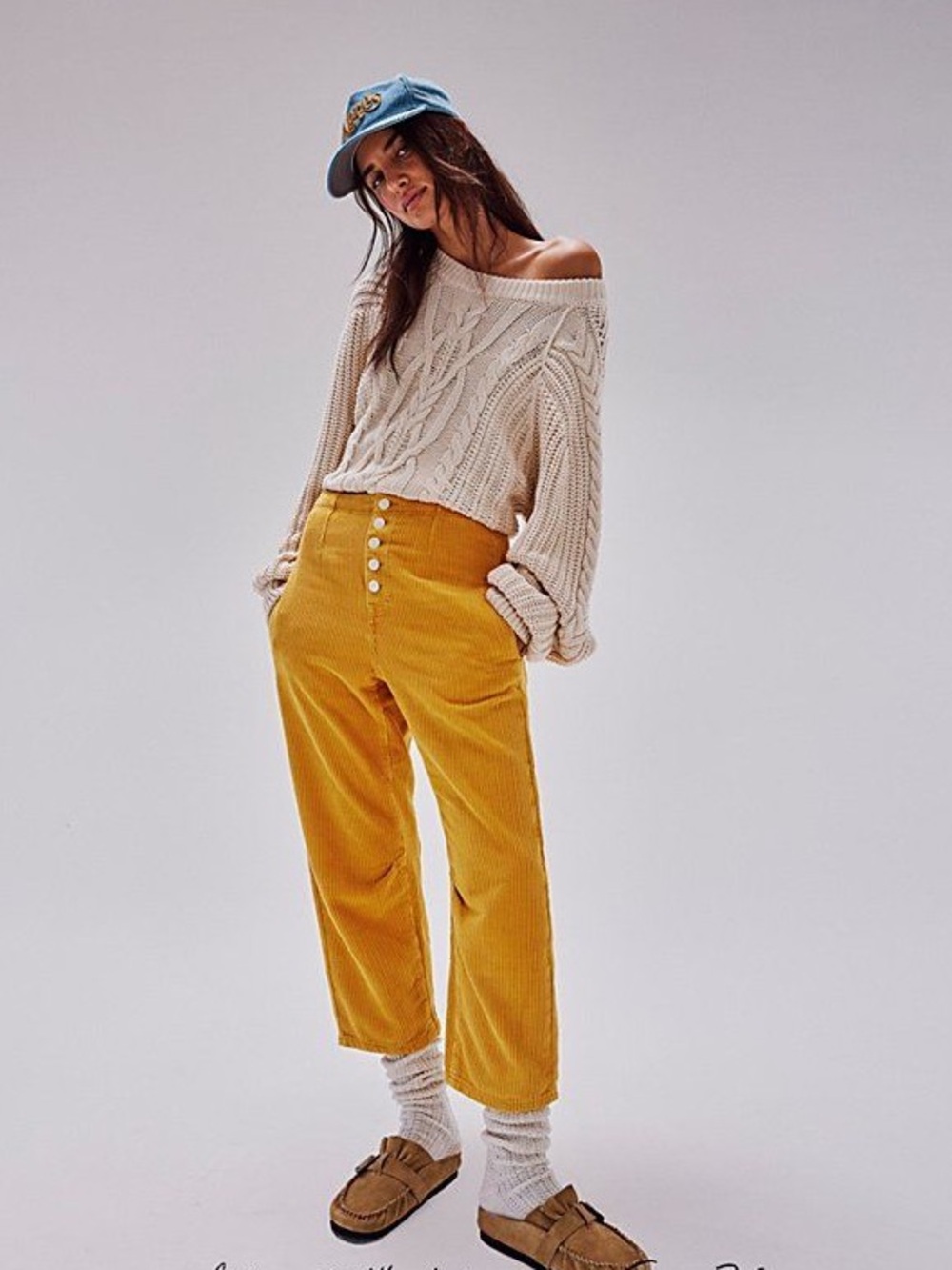 We The Free Osaka Cord Jean in Yellow - 28